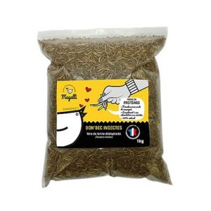 Larves d'insectes déshydratées 1Kg